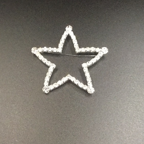 Super Star Rhinestone Brooch - Picture 1 of 3